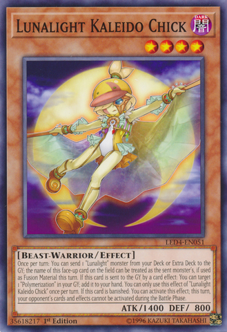 Lunalight Kaleido Chick [LED4-EN051] Common - Yugioh Cards For Your TCG Needs!