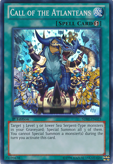 Call of the Atlanteans [SDRE-EN023] Super Rare Yu-Gi-Oh!