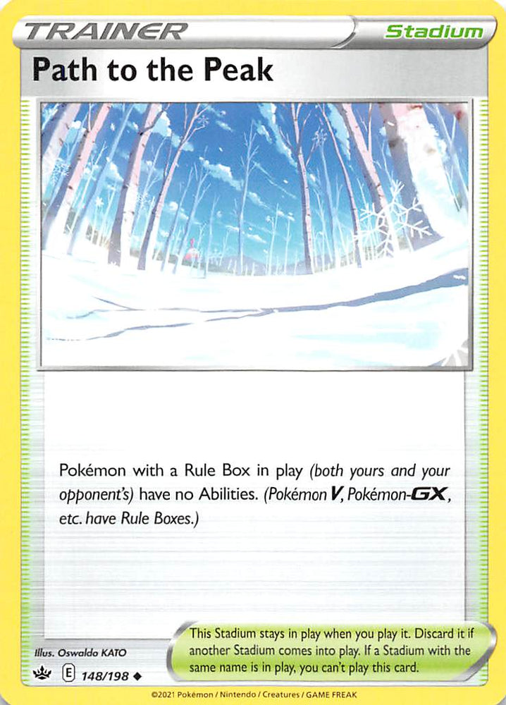 Path to the Peak (148/198) [Sword & Shield: Chilling Reign] Pokémon