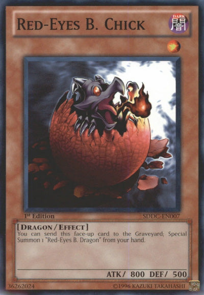 Red-Eyes B. Chick [SDDC-EN007] Common Yu-Gi-Oh!