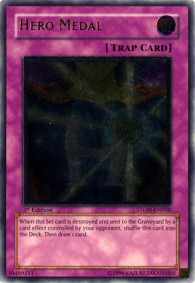 Hero Medal [STON-EN050] Ultimate Rare Yu-Gi-Oh!