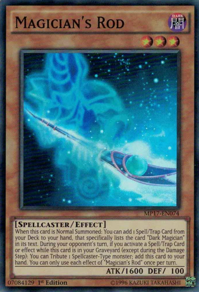 Magician's Rod [MP17-EN074] Super Rare Yu-Gi-Oh!