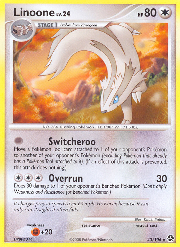 Linoone (43/106) [Diamond & Pearl: Great Encounters] Pokémon