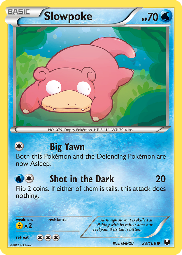 Slowpoke (23/108) [Black & White: Dark Explorers] Pokémon