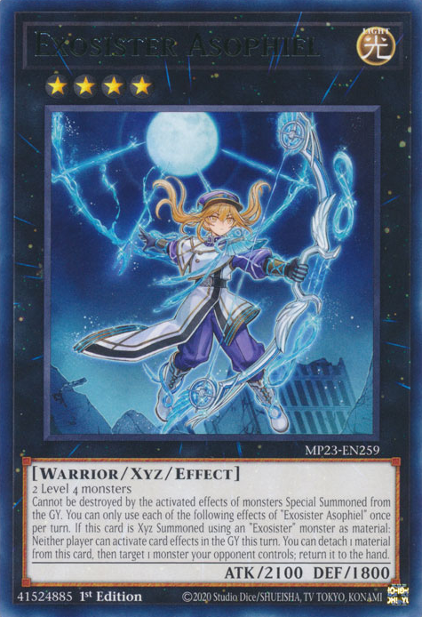 Exosister Asophiel [MP23-EN259] Rare Yu-Gi-Oh!