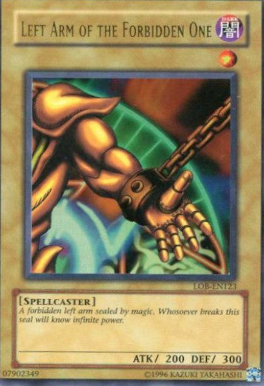 Left Arm of the Forbidden One [LOB-EN123] Ultra Rare Yu-Gi-Oh!