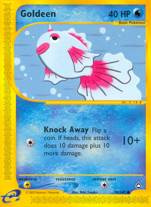 Goldeen (78/147) [Aquapolis] Pokémon