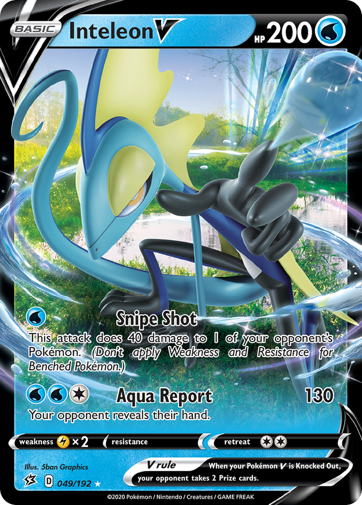 Inteleon V (049/192) [Sword & Shield: Rebel Clash] Pokémon