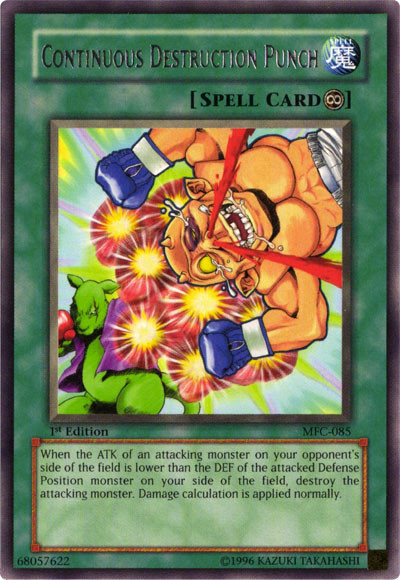 Continuous Destruction Punch [MFC-085] Rare Yu-Gi-Oh!