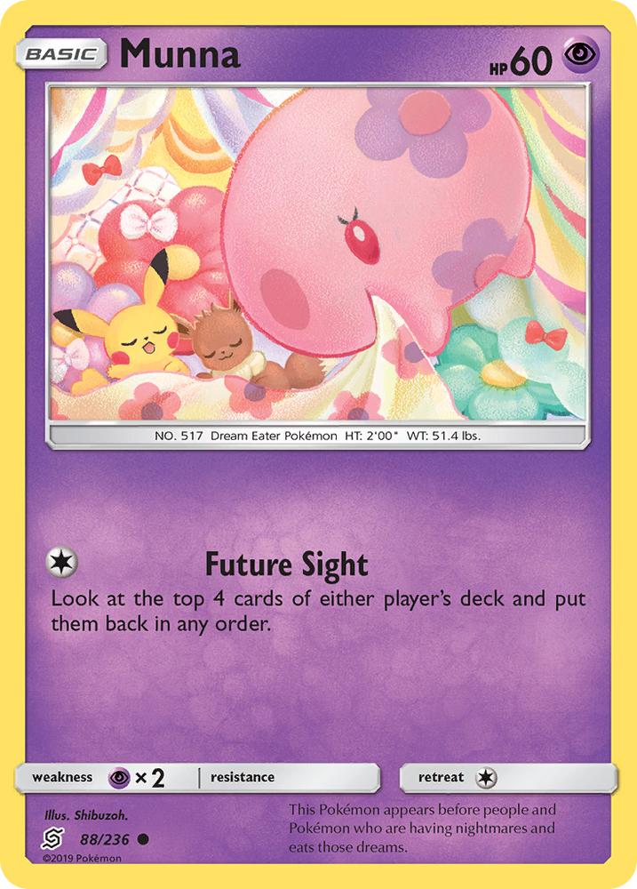 Munna (88/236) [Sun & Moon: Unified Minds] Pokémon