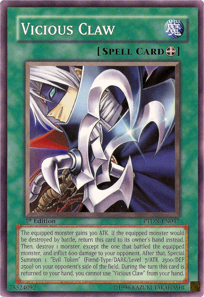 Vicious Claw [PTDN-EN047] Common Yu-Gi-Oh!