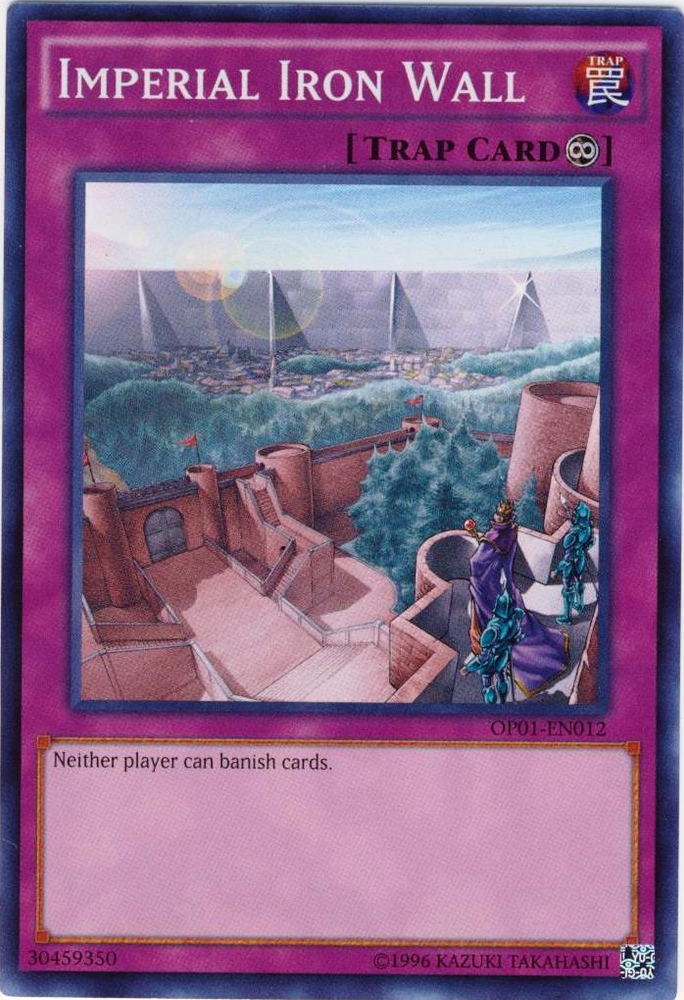 Imperial Iron Wall [OP01-EN012] Super Rare Yu-Gi-Oh!