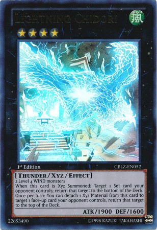 Lightning Chidori [CBLZ-EN052] Ultra Rare Yu-Gi-Oh!