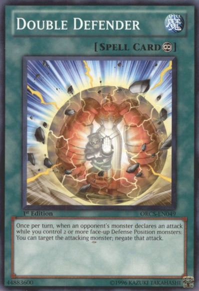 Double Defender [ORCS-EN049] Common Yu-Gi-Oh!