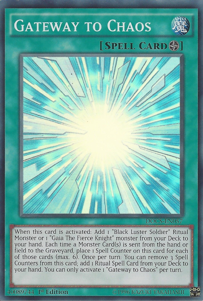Gateway to Chaos [DOCS-EN057] Super Rare Yu-Gi-Oh!