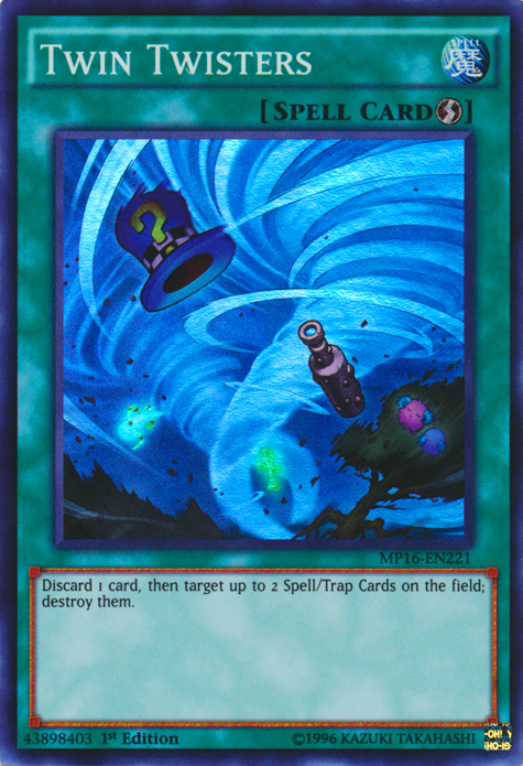 Twin Twisters [MP16-EN221] Super Rare Yu-Gi-Oh!