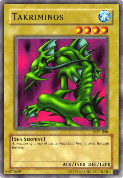 Takriminos [MP1-006] Super Rare Yu-Gi-Oh!