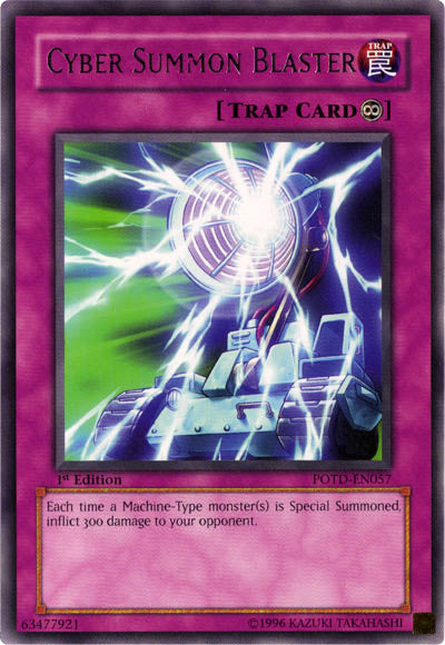 Cyber Summon Blaster [POTD-EN057] Rare Yu-Gi-Oh!