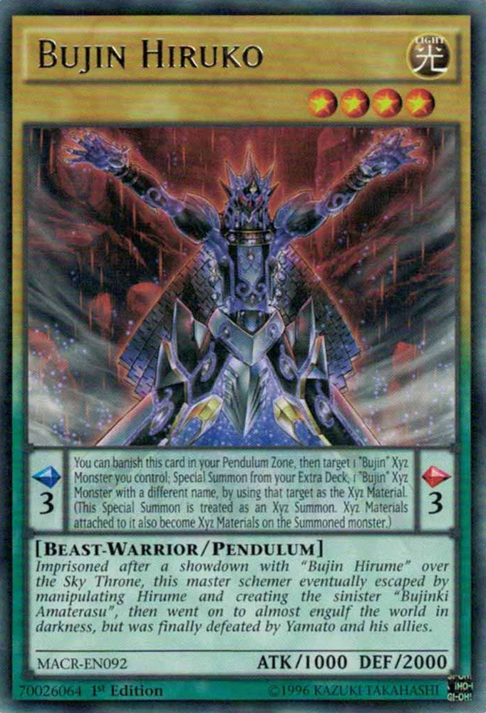 Bujin Hiruko [MACR-EN092] Rare Yu-Gi-Oh!