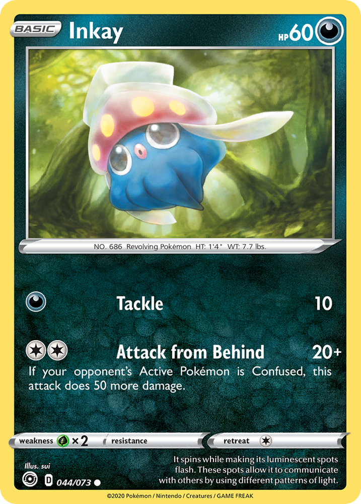 Inkay (044/073) [Sword & Shield: Champion's Path] Pokémon