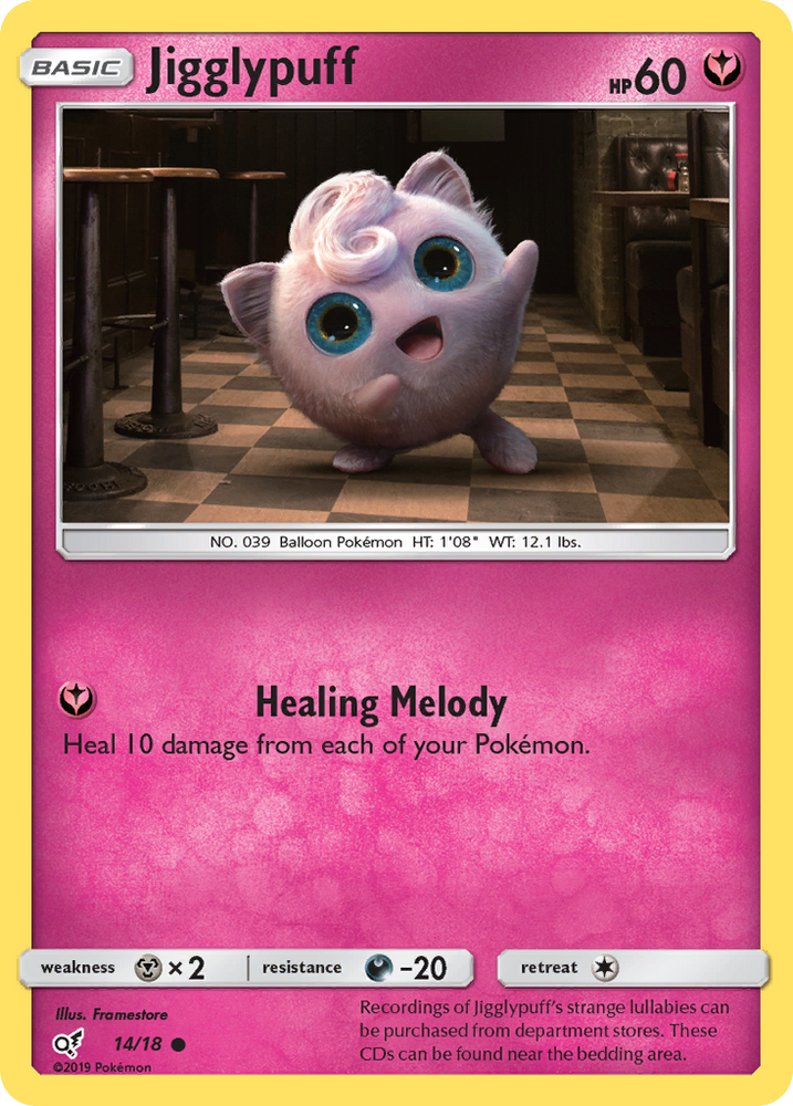 Jigglypuff (14/18) [Sun & Moon: Detective Pikachu] Pokémon