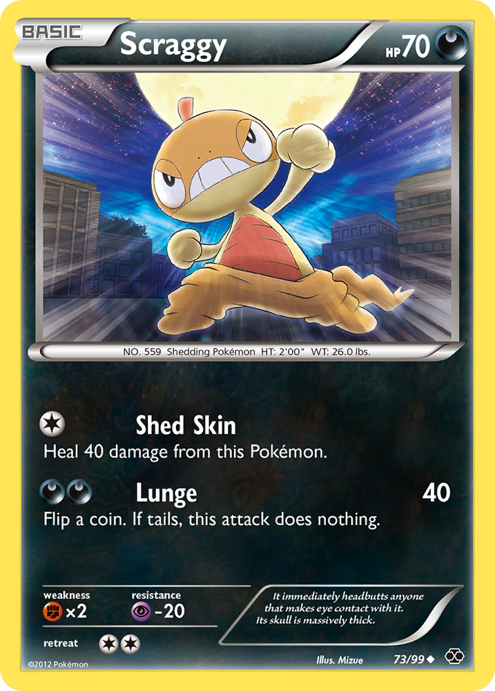 Scraggy (73/99) [Black & White: Next Destinies] Pokémon