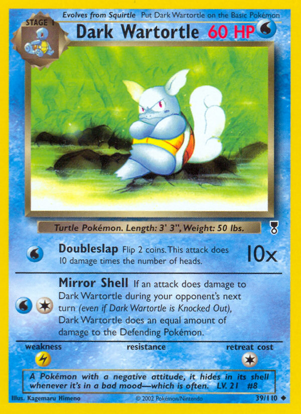 Dark Wartortle (39/110) [Legendary Collection] Pokémon