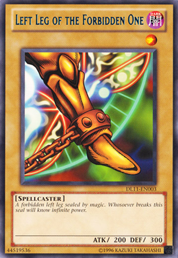 Left Leg of the Forbidden One (Blue) [DL11-EN003] Rare Yu-Gi-Oh!