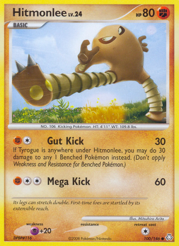 Hitmonlee (100/146) [Diamond & Pearl: Legends Awakened] Pokémon