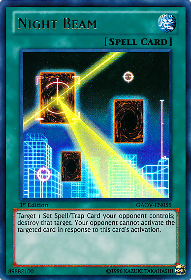 Night Beam [GAOV-EN055] Ultra Rare Yu-Gi-Oh!