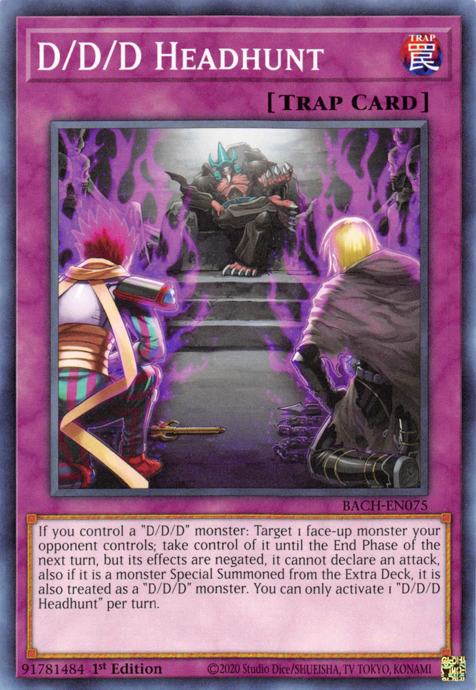 D/D/D Headhunt [BACH-EN075] Common Yu-Gi-Oh!