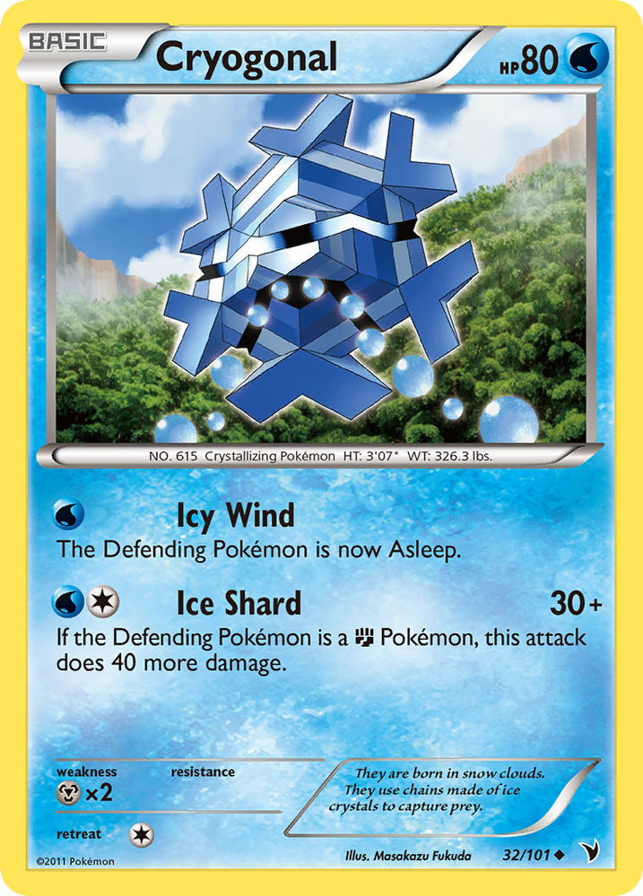 Cryogonal (32/101) [Black & White: Noble Victories] Pokémon