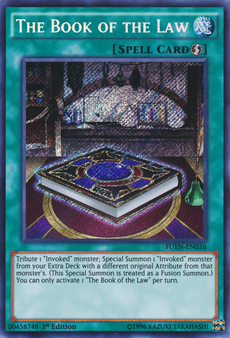 The Book of the Law [FUEN-EN036] Secret Rare Yu-Gi-Oh!
