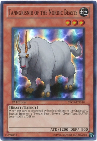 Tanngrisnir of the Nordic Beasts [STOR-EN010] Super Rare Yu-Gi-Oh!