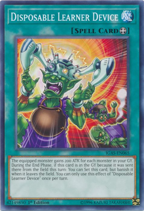Disposable Learner Device [IGAS-EN065] Common Yu-Gi-Oh!