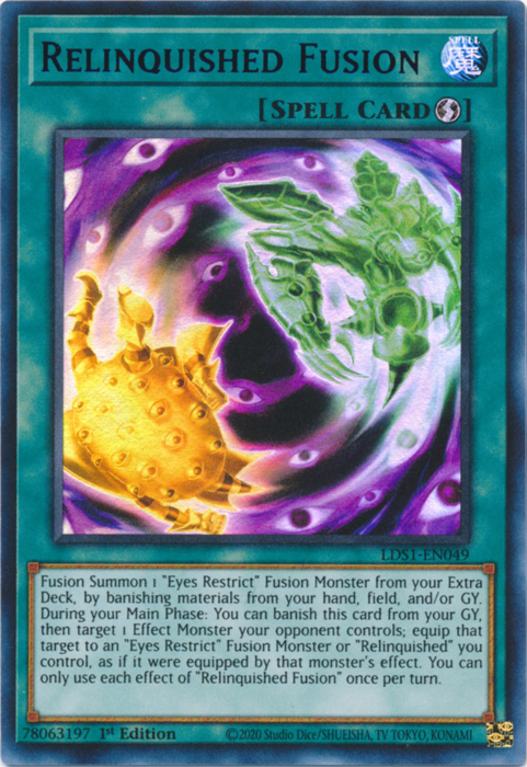 Relinquished Fusion (Blue) [LDS1-EN049] Ultra Rare Yu-Gi-Oh!