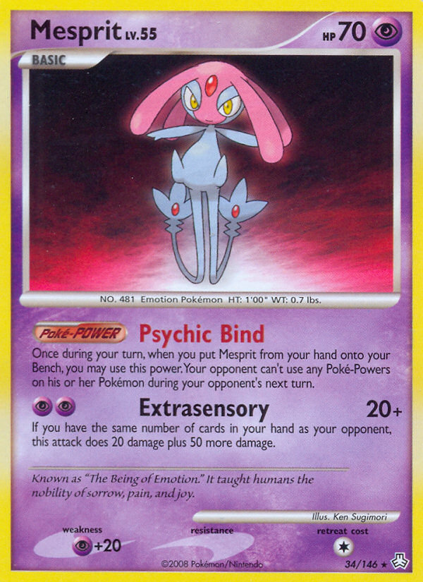 Mesprit (34/146) [Diamond & Pearl: Legends Awakened] Pokémon