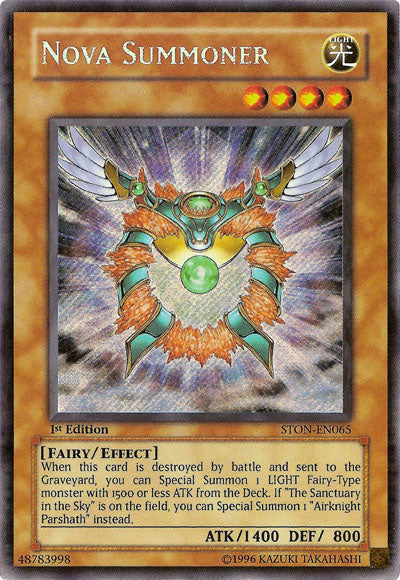 Nova Summoner [STON-EN065] Secret Rare Yu-Gi-Oh!