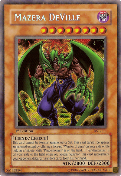 Mazera DeVille [AST-111] Secret Rare Yu-Gi-Oh!