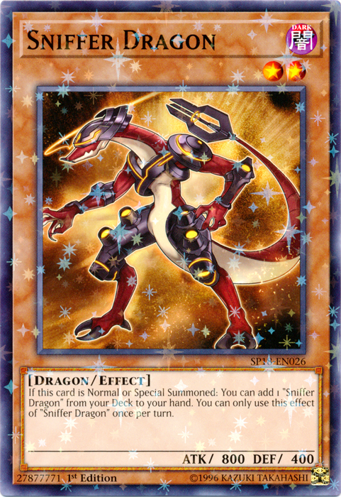 Sniffer Dragon [SP18-EN026] Starfoil Rare Yu-Gi-Oh!