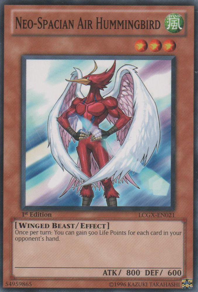 Neo-Spacian Air Hummingbird [LCGX-EN021] Common Yu-Gi-Oh!