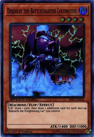 Dekoichi the Battlechanted Locomotive [SBSC-EN032] Super Rare Yu-Gi-Oh!
