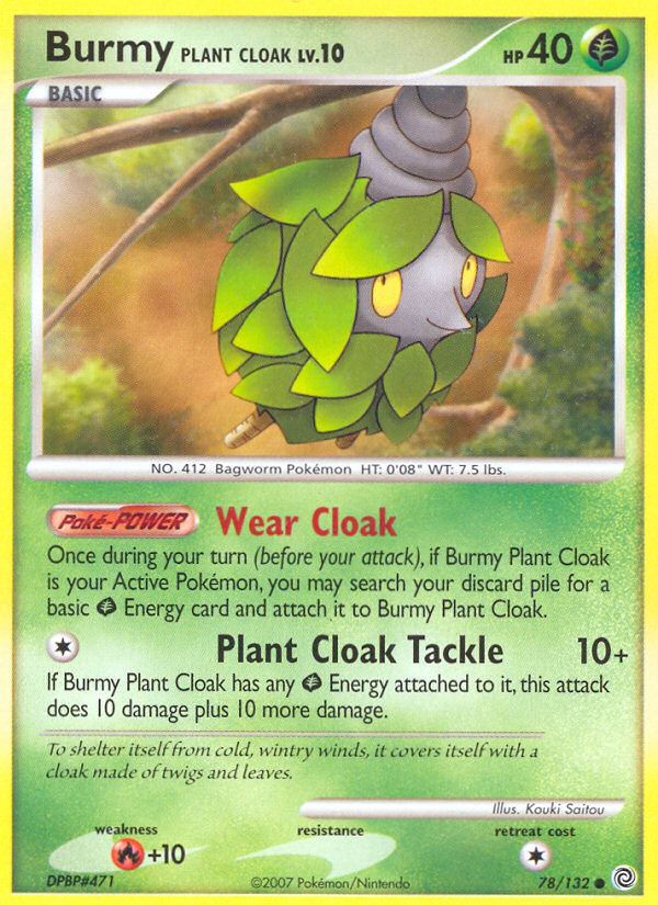 Burmy Plant Cloak (78/132) [Diamond & Pearl: Secret Wonders] Pokémon