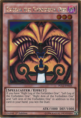 Exodia the Forbidden One [PGL2-EN026] Gold Rare Yu-Gi-Oh!