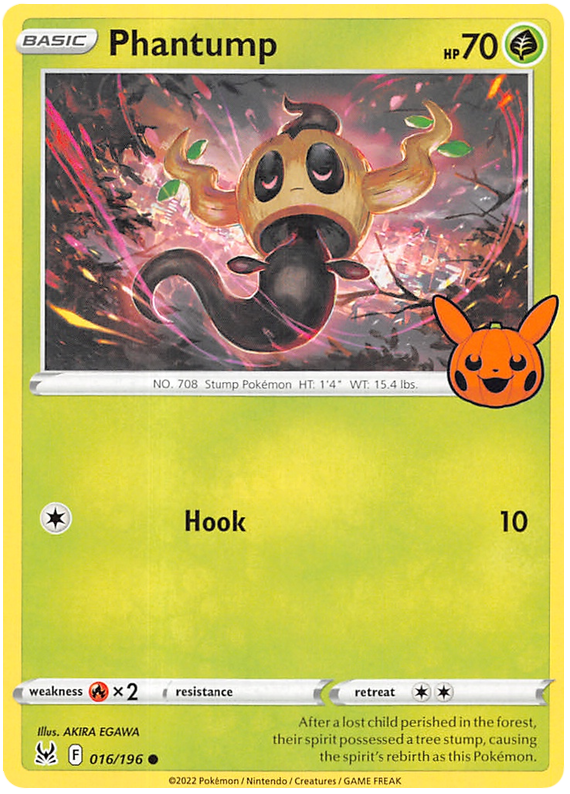 Phantump (016/196) [Trick or Trade 2023] Pokémon