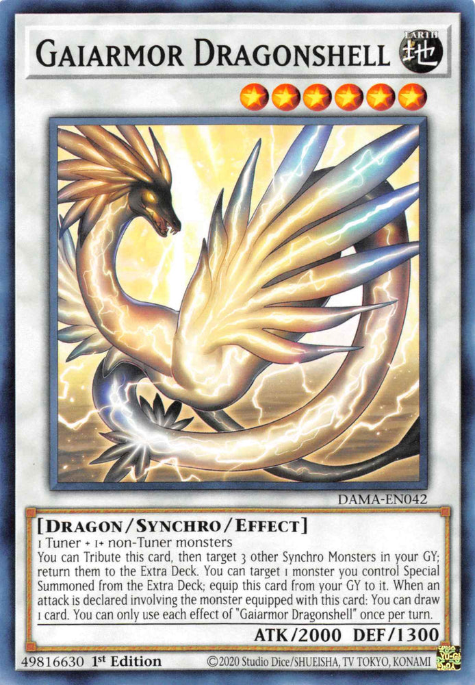 Gaiarmor Dragonshell [DAMA-EN042] Common Yu-Gi-Oh!