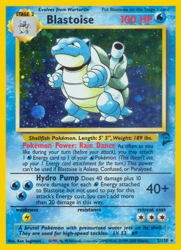 Blastoise (2/130) [Base Set 2] Pokémon