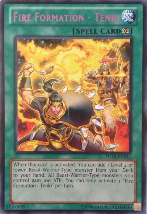 Fire Formation - Tenki (Purple) [DL18-EN014] Rare Yu-Gi-Oh!