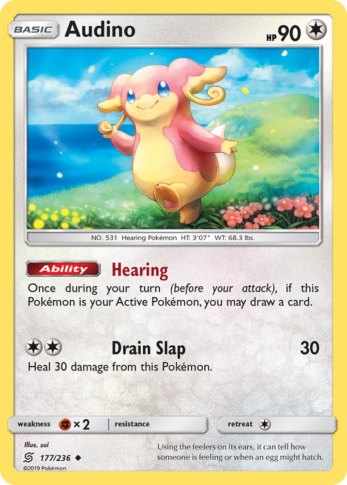Audino (177/236) [Sun & Moon: Unified Minds] Pokémon