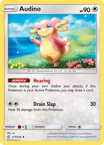Audino (177/236) [Sun & Moon: Unified Minds] Pokémon
